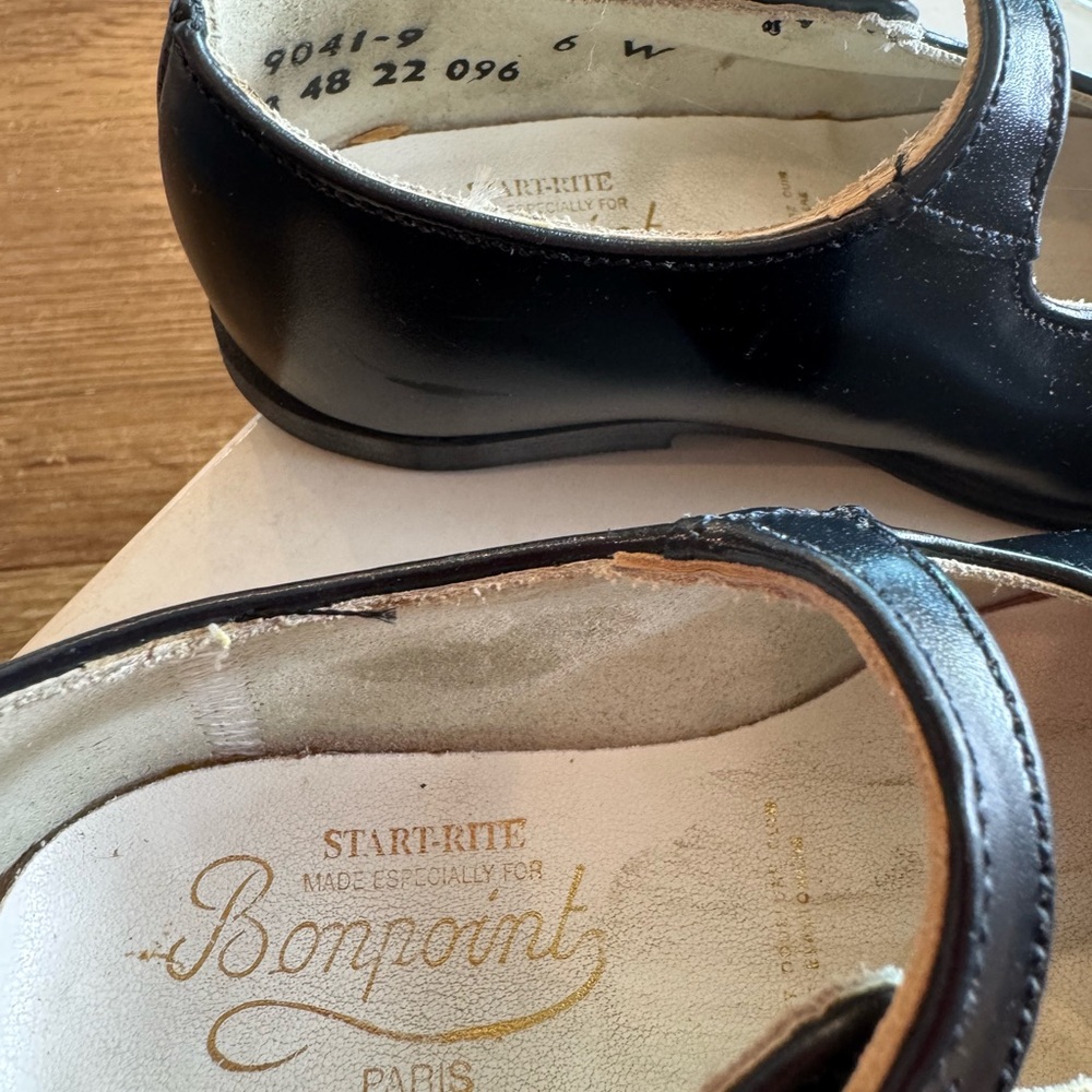 Bonpoint Black Flats Classic Design